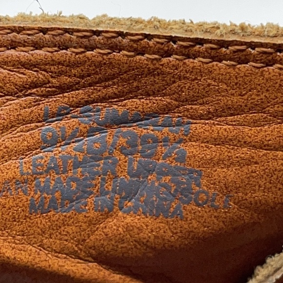 LUCKY Brand Sumarah Brown Suede Wedge Shoes Booties Size 9.5 - Picture 10 of 10